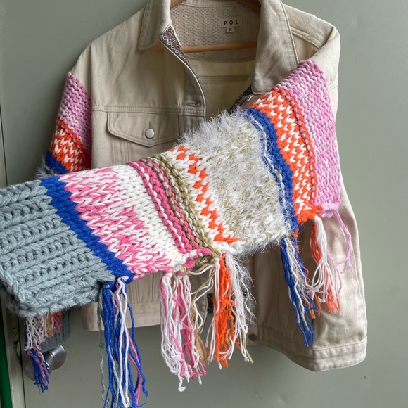 POL “Free Spirit” Denim & Fringe Jacket - Picture 14 of 15